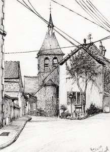 Église à Laignes France, 2007 - Vincent Alexander Booth